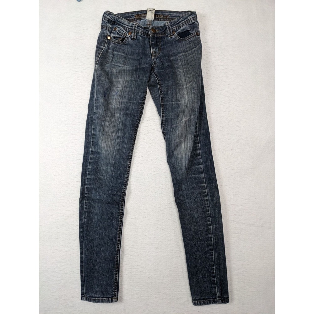 Blue Asphalt Skinny Jeans Size 1 Regular Womens
